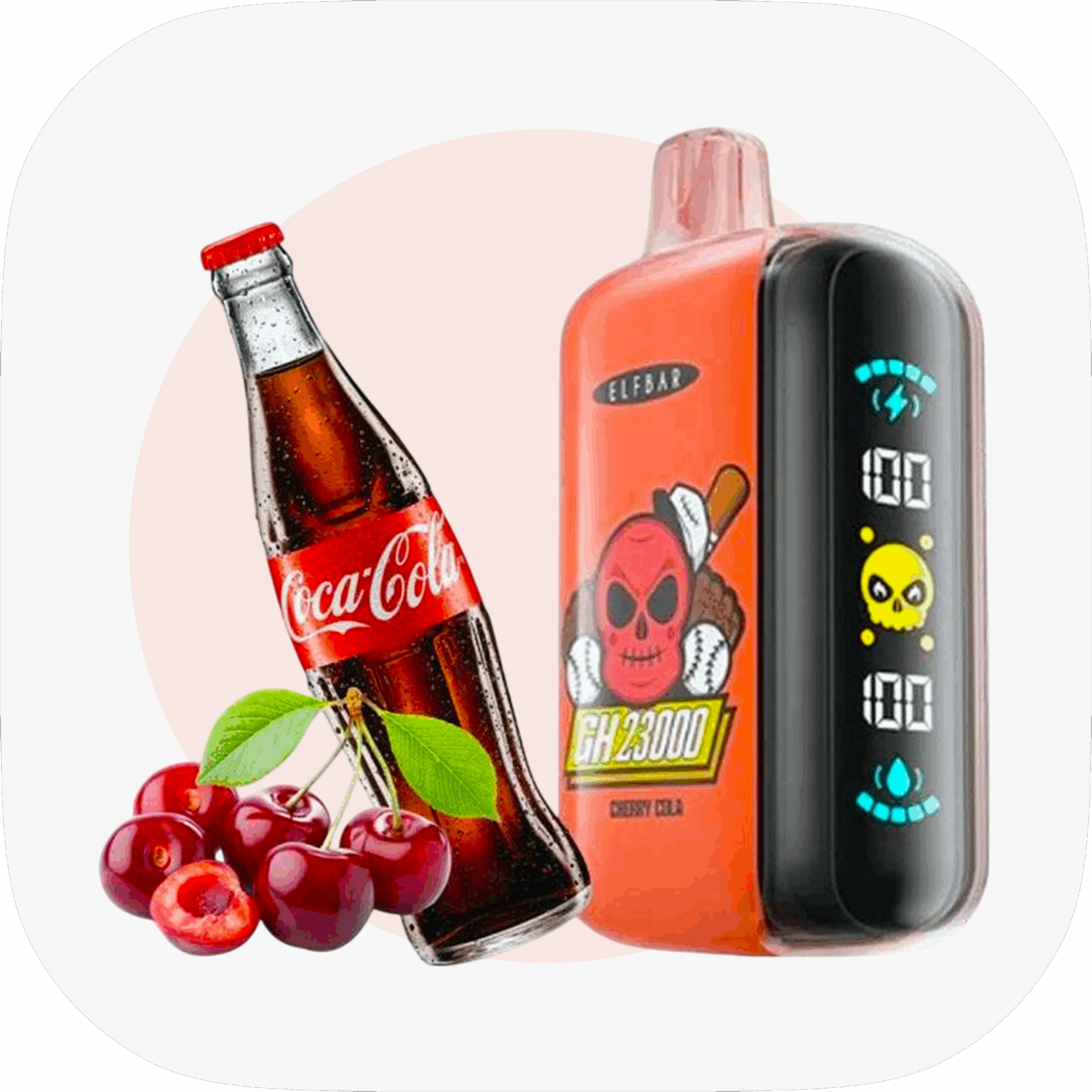 Електронна сигарета Elf Bar - Cherry Cola зі смаком Черрі Кола